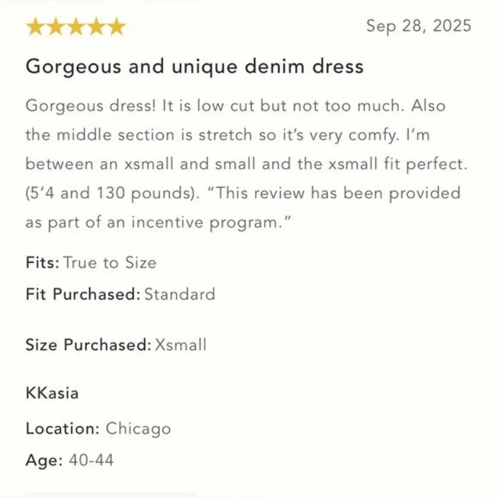 NWT Size M- The Tommie Denim Eyelet Trim Dress 100% Cotton (NWT US$ 228) - Picture 15 of 16